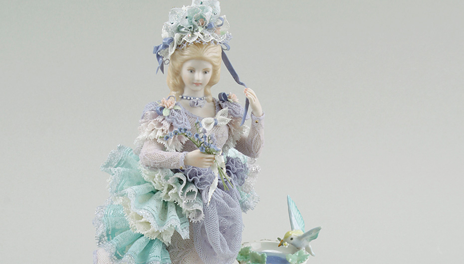 ポーセリンレースドール | キルンアート