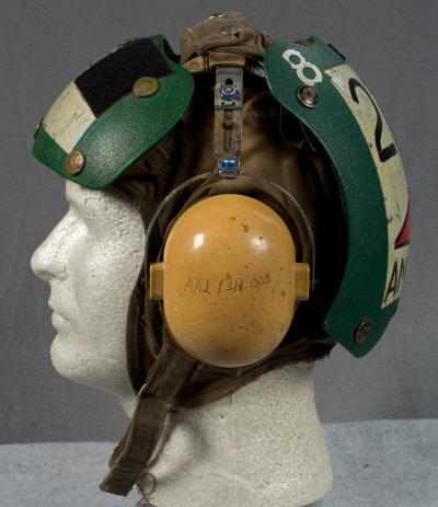 SOLD Archive Area-- Navy USN Flight Deck Crew Impact Resistant Helmet