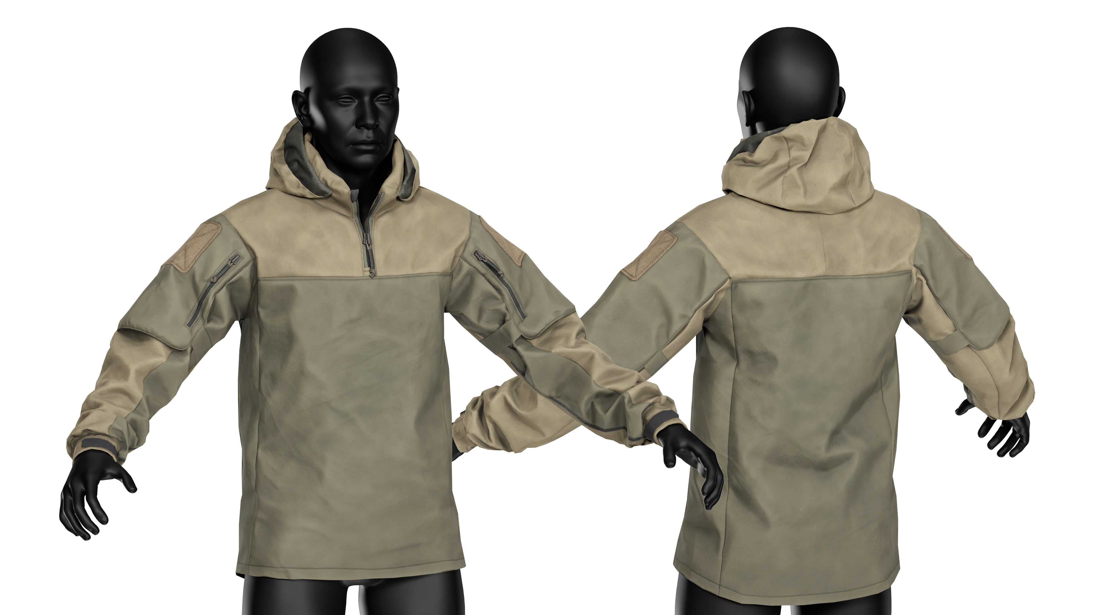 ARCTERYX LEAF GRYPHON JACKET - Low Poly 3D Model | Game-Ready