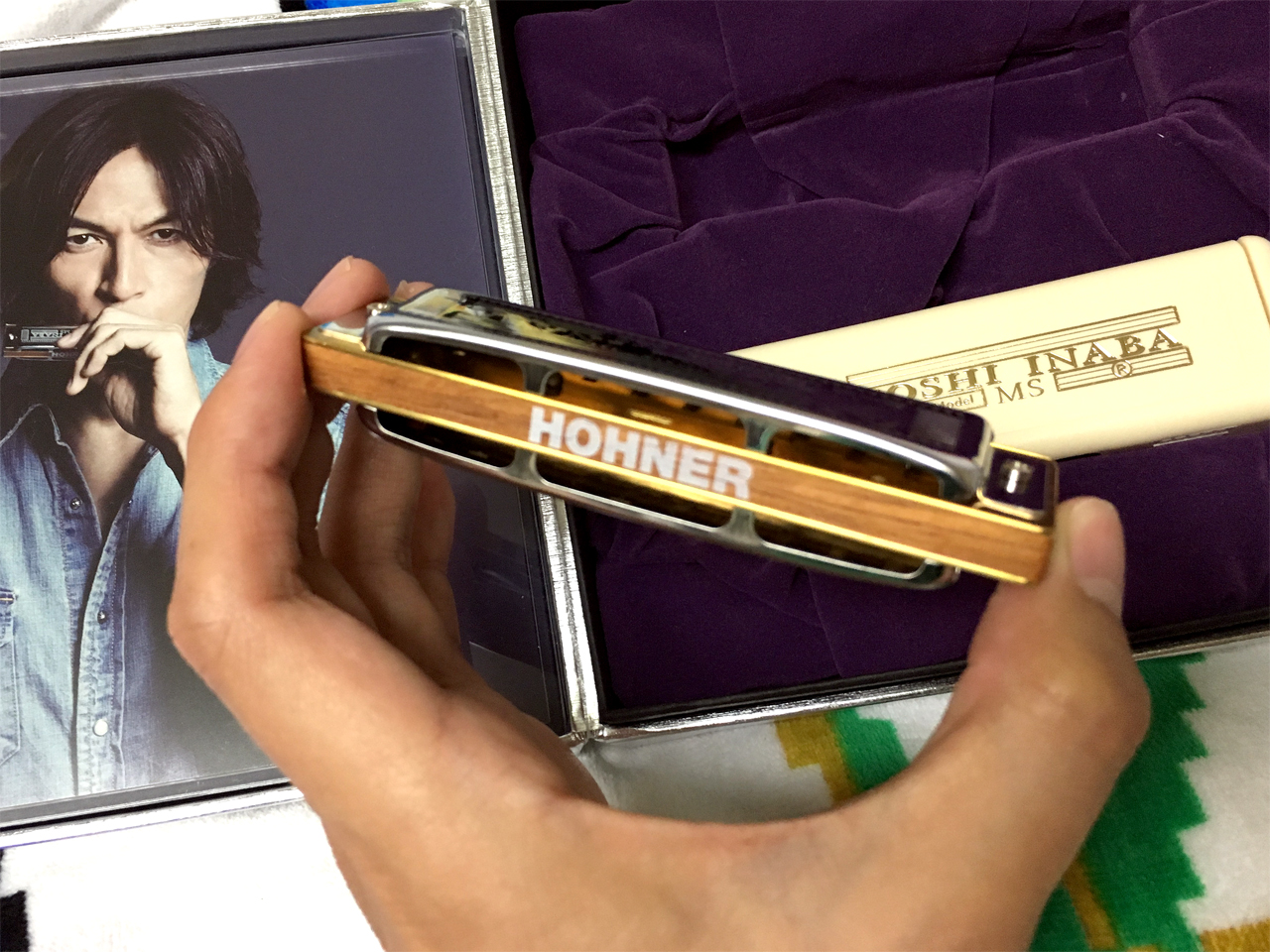 稲葉浩志シグネチャーモデルハーモニカ「Koshi Inaba Signature Blues