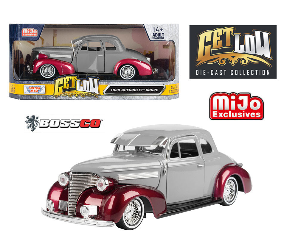 MOTOR MAX 1/24 1939 CHEVROLET COUPE LOWRIDER 