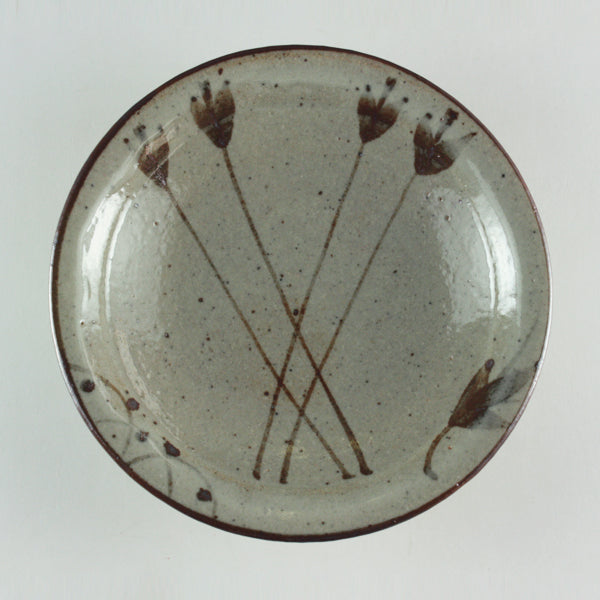 中里太郎右衛門窯 作 一番館オリジナル 絵唐津皿(弓矢文)小