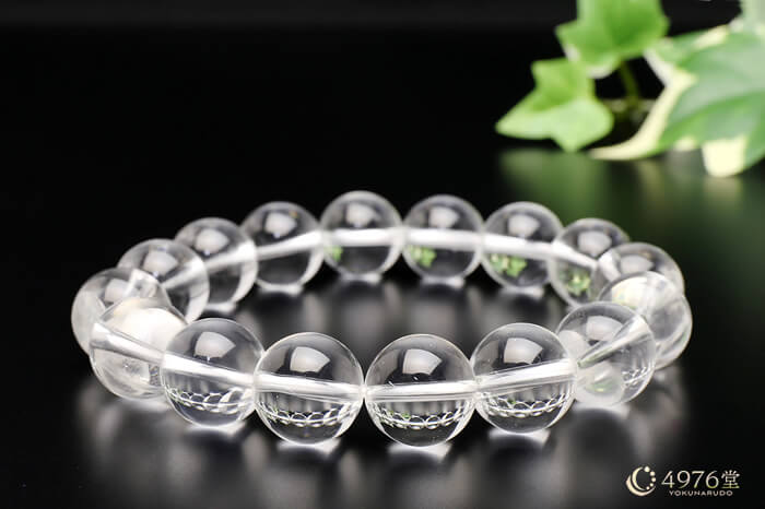 水晶 ブレスレット 12mm ｜ 天然石通販の4976堂
