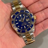 ロレックス サブマリーナー Ref.116613GLB ブルー8Pダイヤ ラボ限定「5