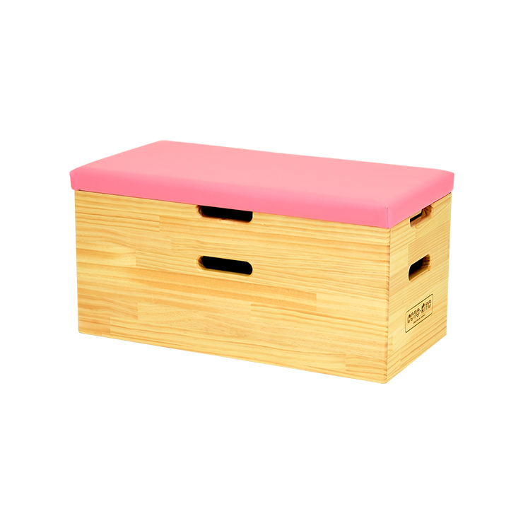 スツール(収納付／M)｜木製キッズコーナー、木製子供家具・キッズ椅子