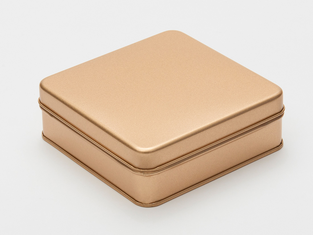 Candy缶 スクエア ローズピンク | バレンタインのギフト箱 | お菓子