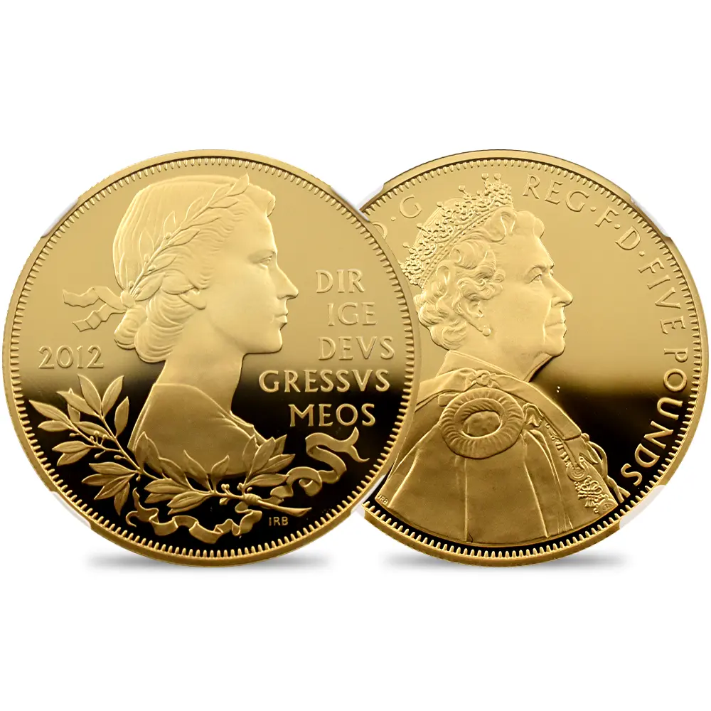 2012 エリザベス2世 即位60周年記念 ダイアモンドジュビリー 5ポンド