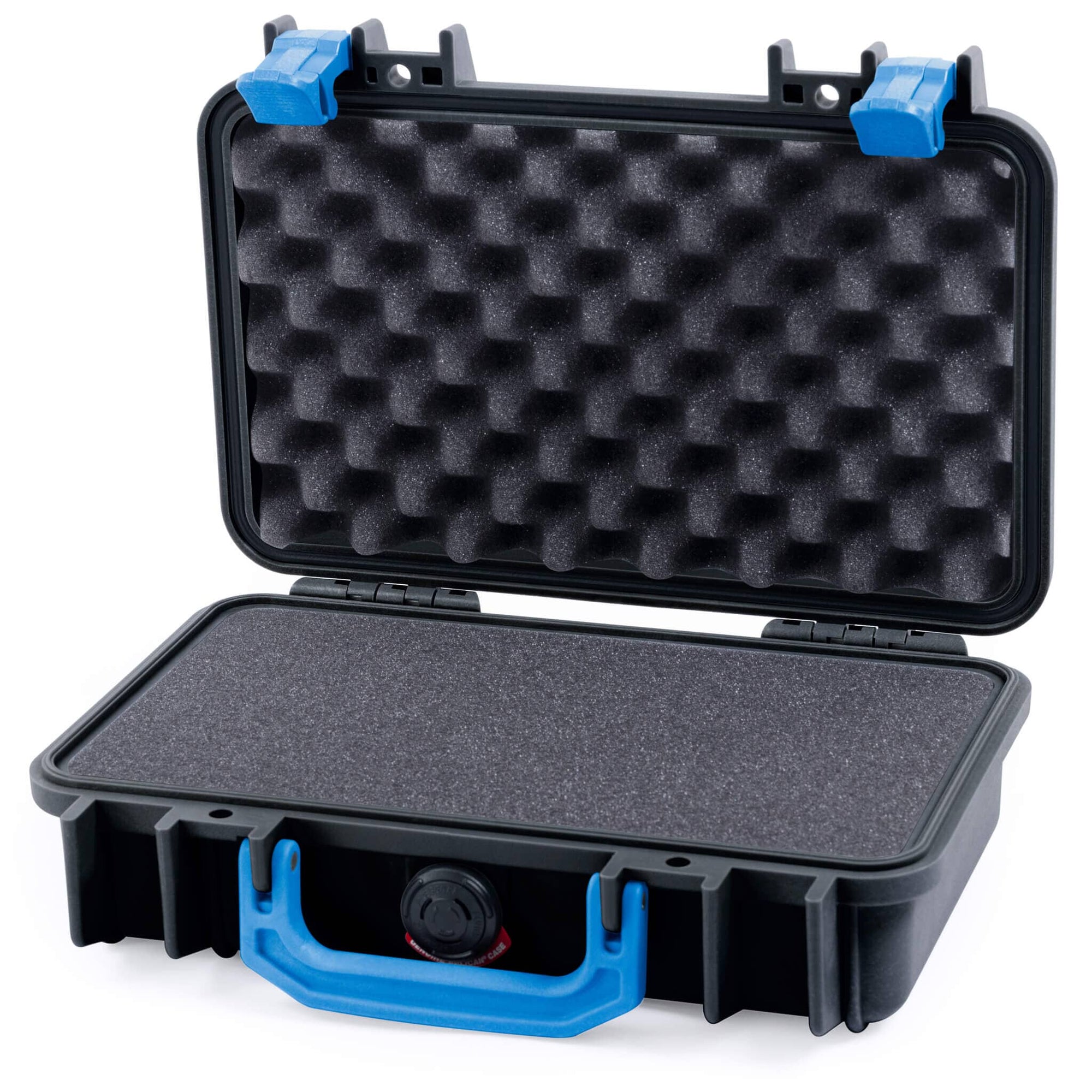 Pelican 1170 Case: Black with Blue Handle & Latches - ColorCase