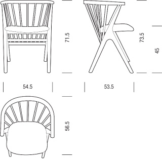 シバスト No.8 チェア ソープ仕上 Sibast No.8 Chair Soap