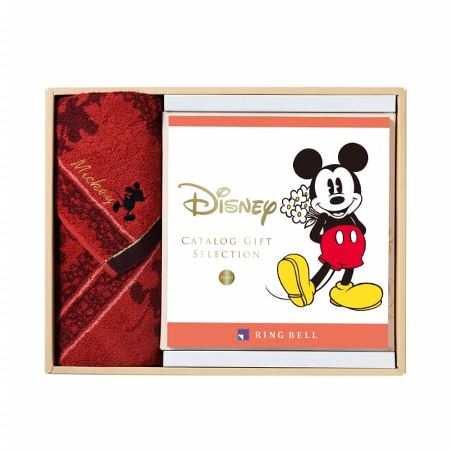 ディズニー カタログギフト(SMILEコース)+フェイスタオルセット