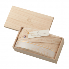 今治謹製 Shifuku Towel(至福タオル) 木箱入り SH55035 GD (バスタオル