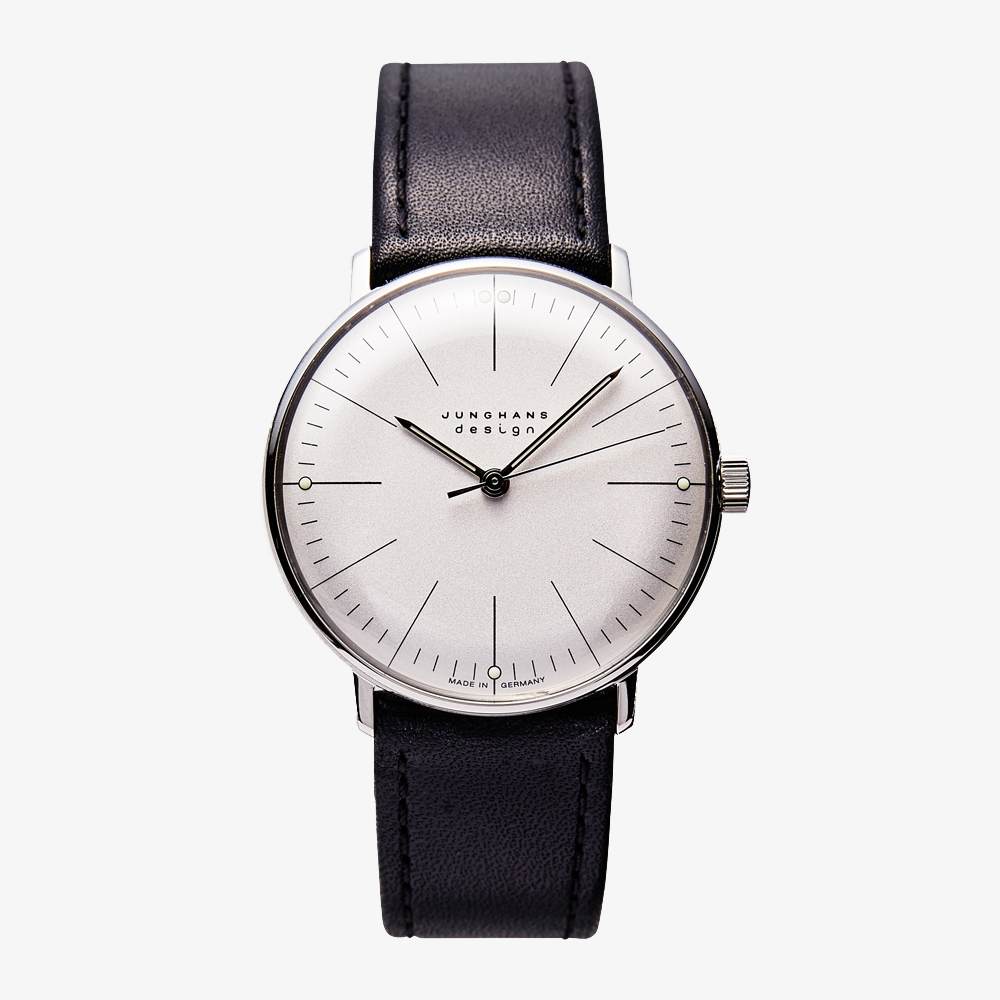 JUNGHANS｜max bill Handaufzug｜Bar index｜White-Black｜PRODUCT