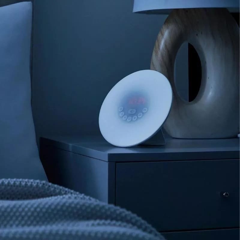 目覚まし時計日の出ランプ - 夜明けシミュレーター - 目覚ましライト