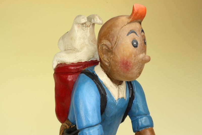 Les Aventures de Tintinタンタンの冒険 木製フィギュア AKo-120