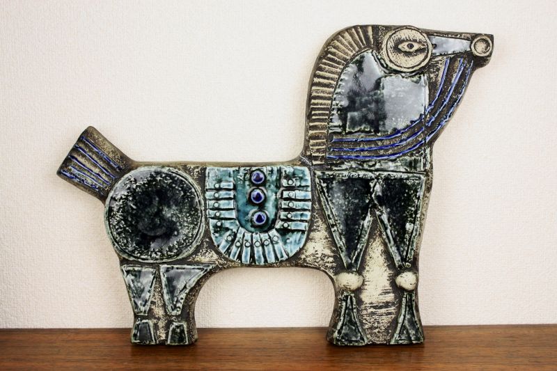 Lisa Larson リサラーソン 馬の陶板 AL-271 - 北欧雑貨と北欧食器の