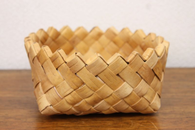 白樺バスケット/白樺パンかご（ギザギザ型） 北欧雑貨coco varie