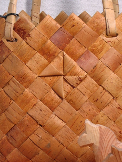 白樺かご 白樺バスケット 白樺バッグ