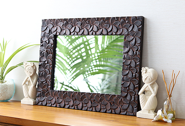 木製フレーム 壁掛け鏡 通販｜《公式》アジアン・バリ雑貨専門店ココバリ