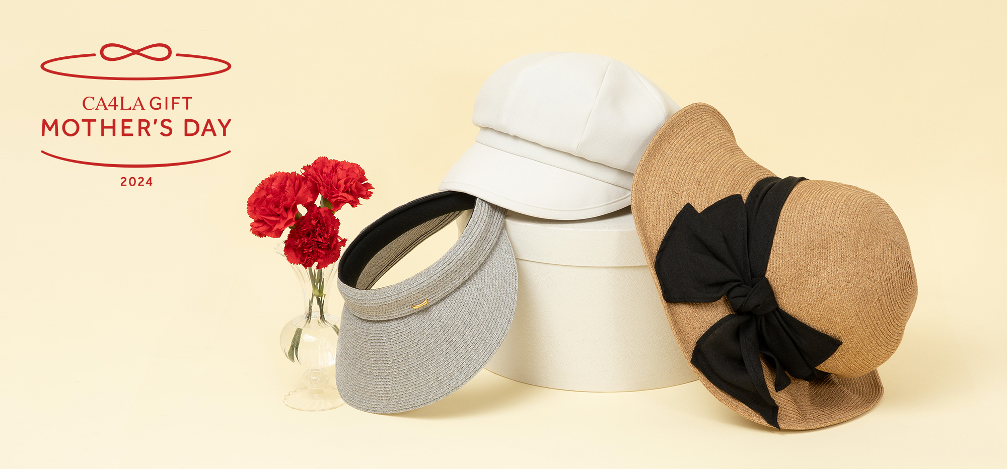 母の日に帽子を贈ろう！- CA4LA GIFT MOTHER'S DAY