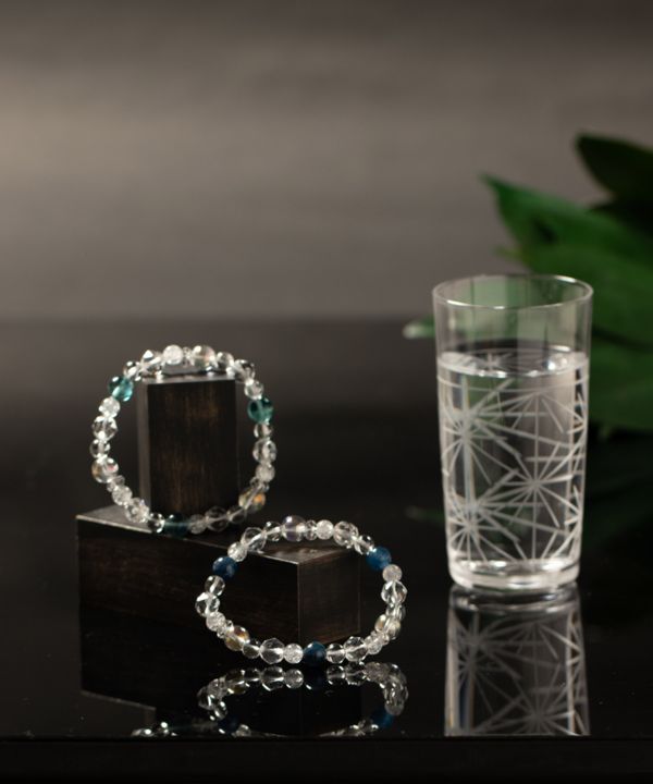 水明(すいめい)ブルーフローライト ブレスレット(BL FLUORITE): 『岩座