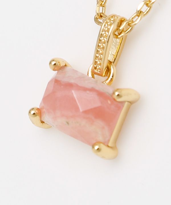 産石ネックレス(【七月】RHODOCHROSITE): 『岩座(いわくら)』公式通販