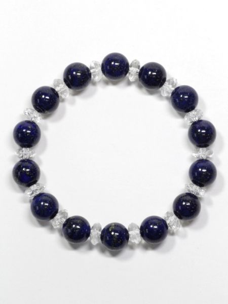 ラピスラズリブレスレット 10mm(LAPIS LAZULI): 『岩座(いわくら
