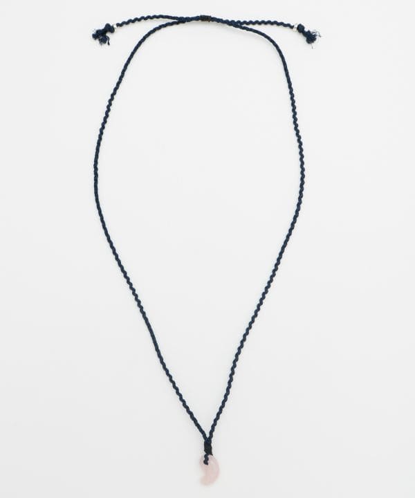 勾玉絹四つ組ネックレス(ROSE QUARTZ): 『岩座(いわくら)』公式通販