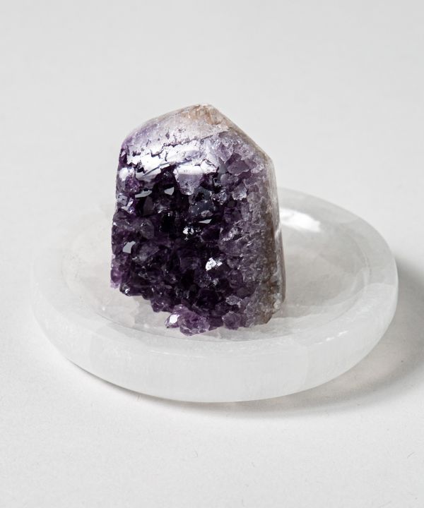 セレナイト丸皿 8cm(ﾓﾛｯｺ): 『岩座(いわくら)』公式通販