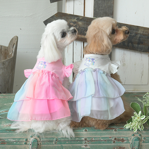 ANNA SUI（アナ スイ）ユニコーンチュールワンピ | 犬服・ドックウェア