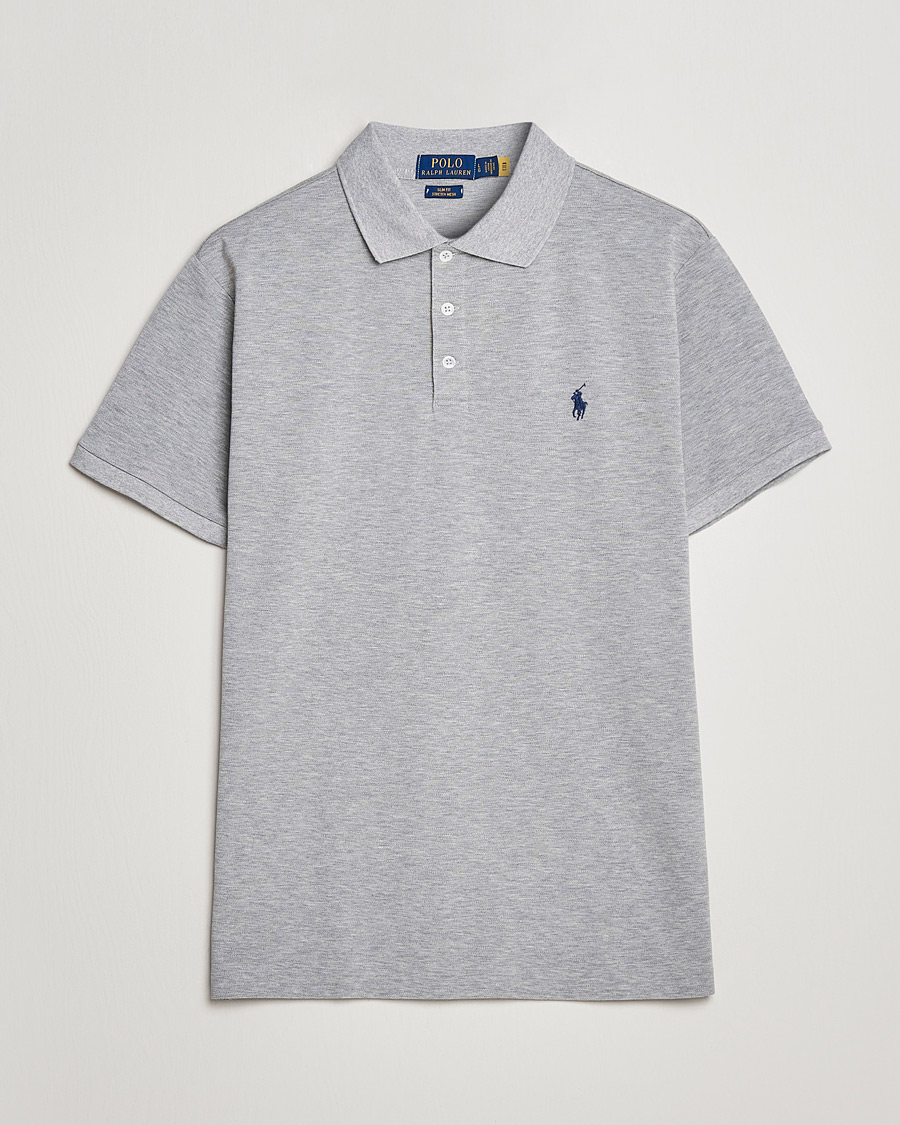 Polo Ralph Lauren Slim Fit Stretch Polo Andover Heather at