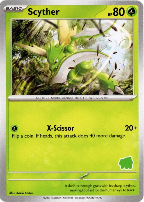 ストライク 海外版 英語版 Scyther 海外限定イラスト【Card Chicken】