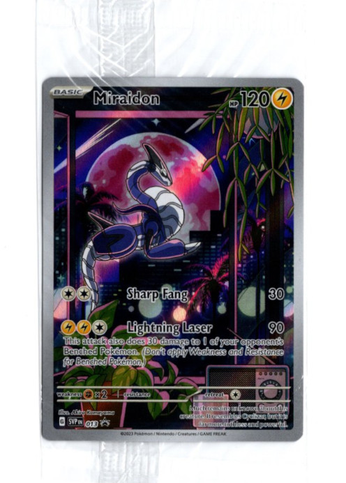 ミライドン AR 海外版 英語版 プロモ Miraidon - SVP013 - 未開封