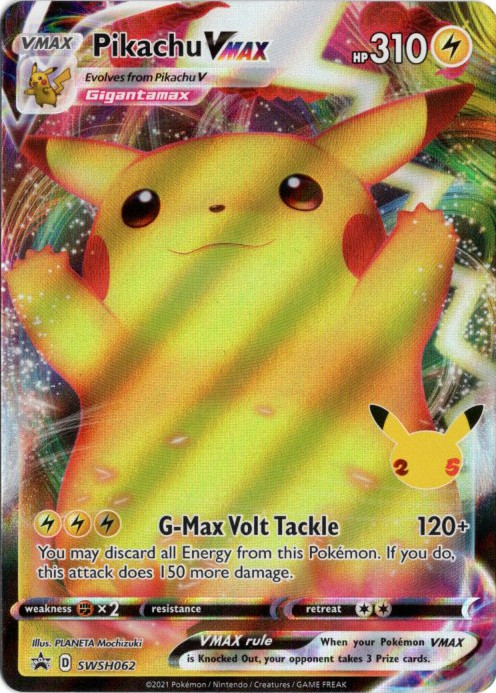ピカチュウVMAX 海外版 英語版 プロモ Pikachu VMAX - SWSH062 -【Card
