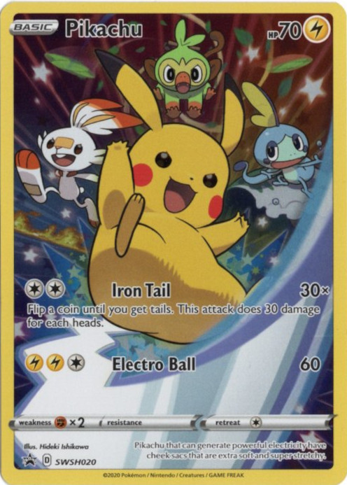 ピカチュウ 海外版 英語版 プロモ Pikachu - SWSH020 -【Card Chicken】