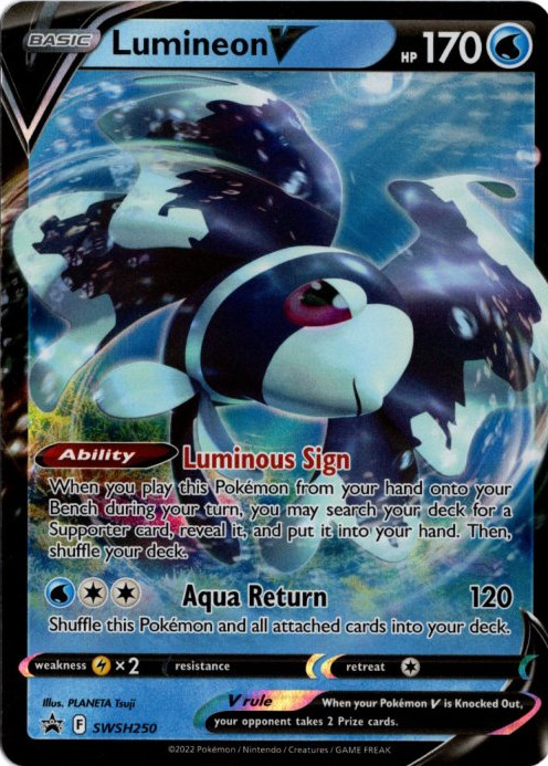 ネオラントV 海外版 英語版 プロモ Lumineon V - SWSH250 -【Card