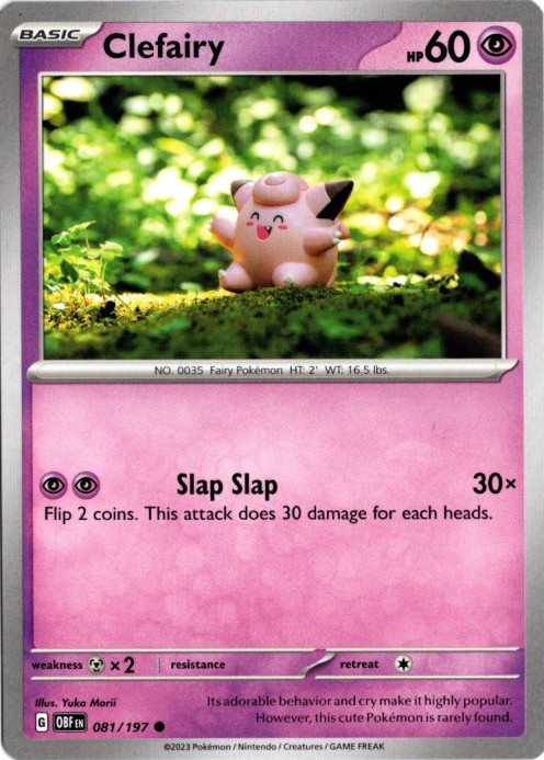 ピッピ 海外版 英語版 Clefairy - 081/197 -【Card Chicken】