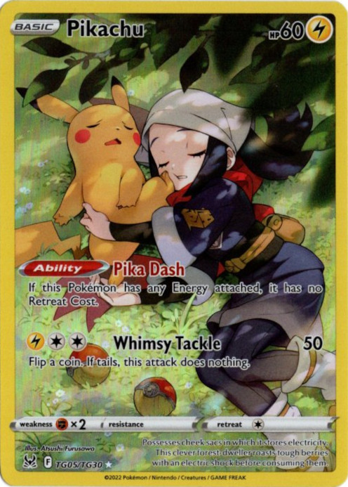 ピカチュウ CHR 海外版 英語版 Pikachu - TG05/TG30 -【Card Chicken】