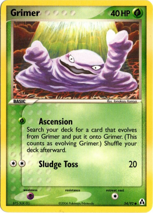 ベトベター 海外版 英語版 Grimer - 54/92 -【Card Chicken】