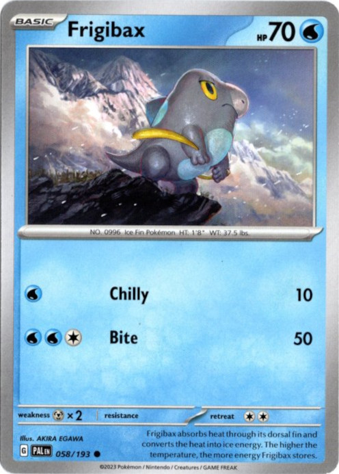 セビエ 海外版 英語版 Frigibax - 058/193 -【Card Chicken】