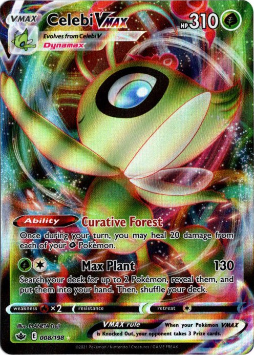 セレビィVMAX 海外版 英語版 Celebi VMAX - 008/198 -【Card Chicken】