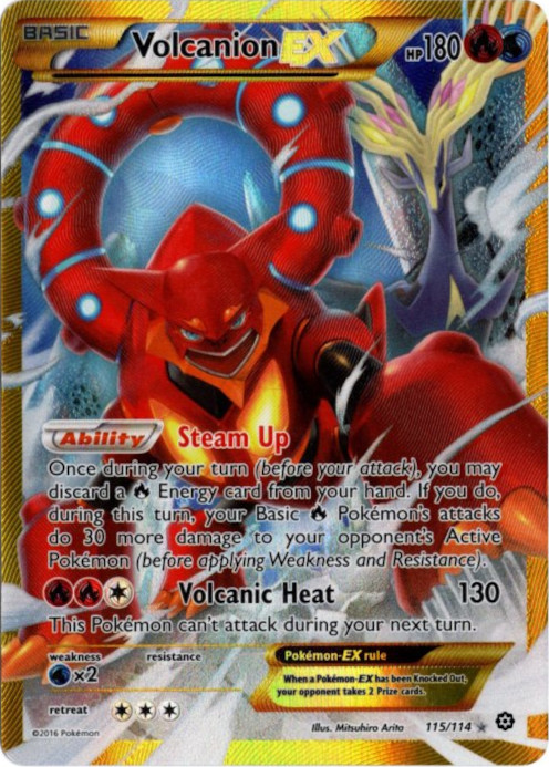 ボルケニオンEX UR 海外版 英語版 Volcanion EX - 115/114 -【Card