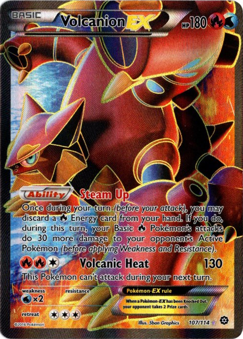 ボルケニオンEX SR 海外版 英語版 Volcanion EX - 107/114 -【Card