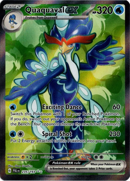 ウェーニバルex SR 海外版 英語版 Quaquaval ex - 235/193 -【Card