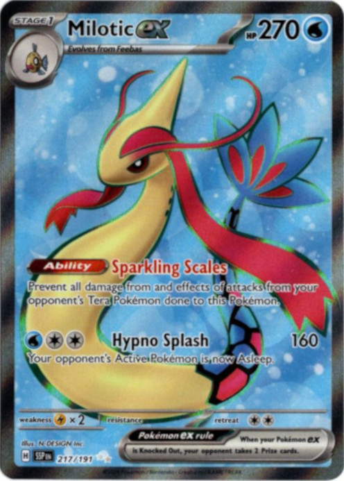 ミロカロスex SR 海外版 英語版 Milotic ex - 217/191 -【Card Chicken】