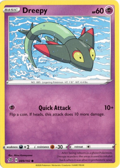 ドラメシヤ 海外版 英語版 Dreepy - 089/192 -【Card Chicken】