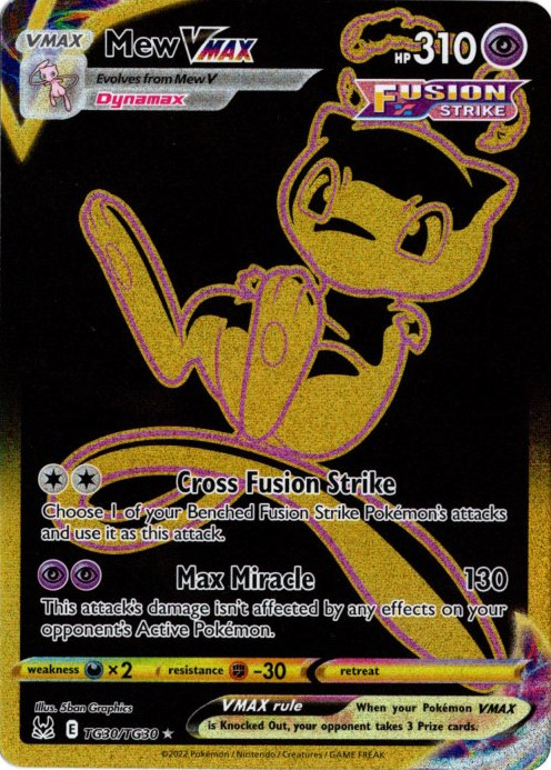 ミュウVMAX UR 海外版 英語版 Mew VMAX - TG30/TG30 -【Card Chicken】