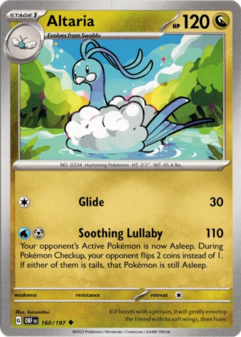 チルタリス 海外版 英語版 Altaria - 160/197 -【Card Chicken】