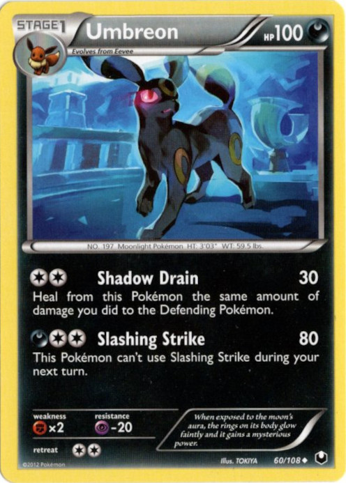 ブラッキー 海外版 英語版 Umbreon - 60/108 -【Card Chicken】