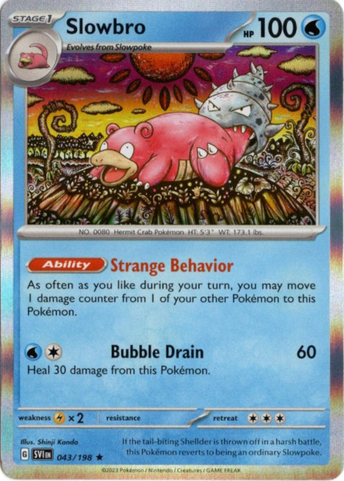 ヤドラン 海外版 英語版 Slowbro - 043/198 -【Card Chicken】