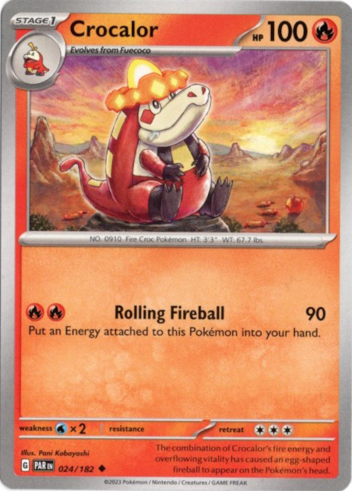 アチゲータ 海外版 英語版 Crocalor - 024/182 -【Card Chicken】